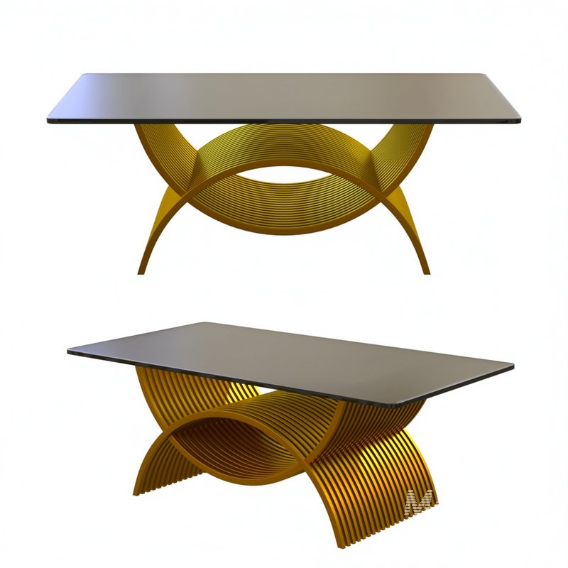 Elizabeth Glass Top Center Table - Image 1