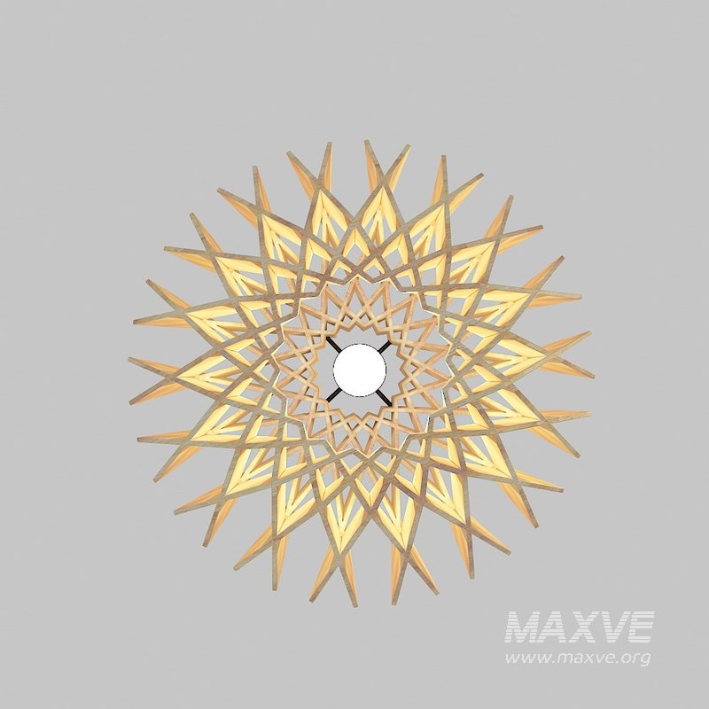 Wooden Chandelier - Image 3