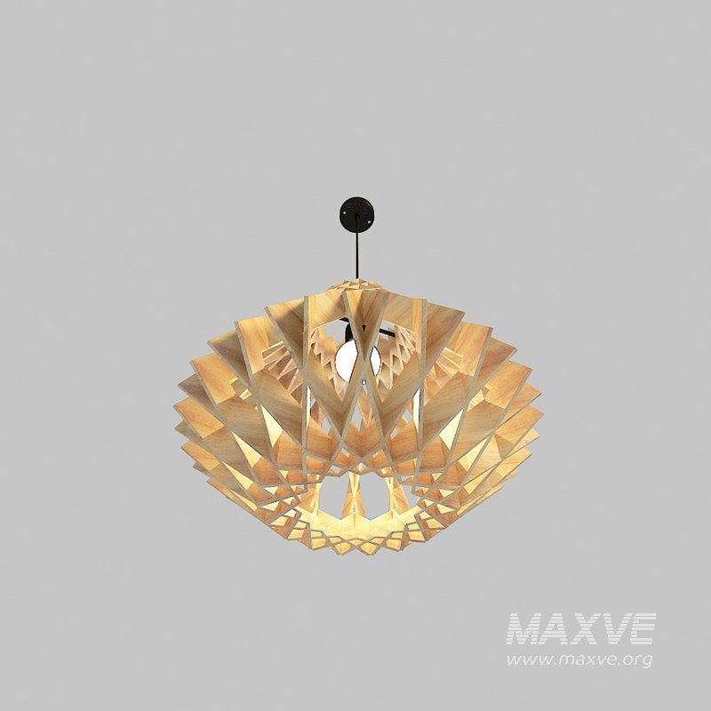 Wooden Chandelier - Image 2