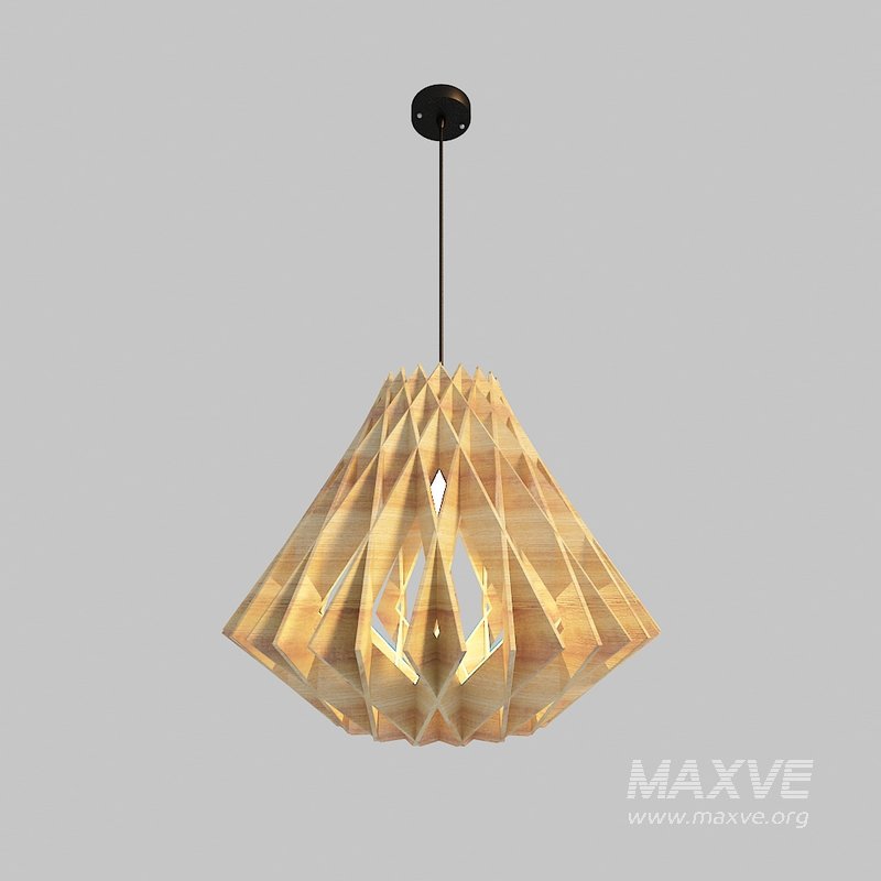 Wooden Chandelier - Image 1