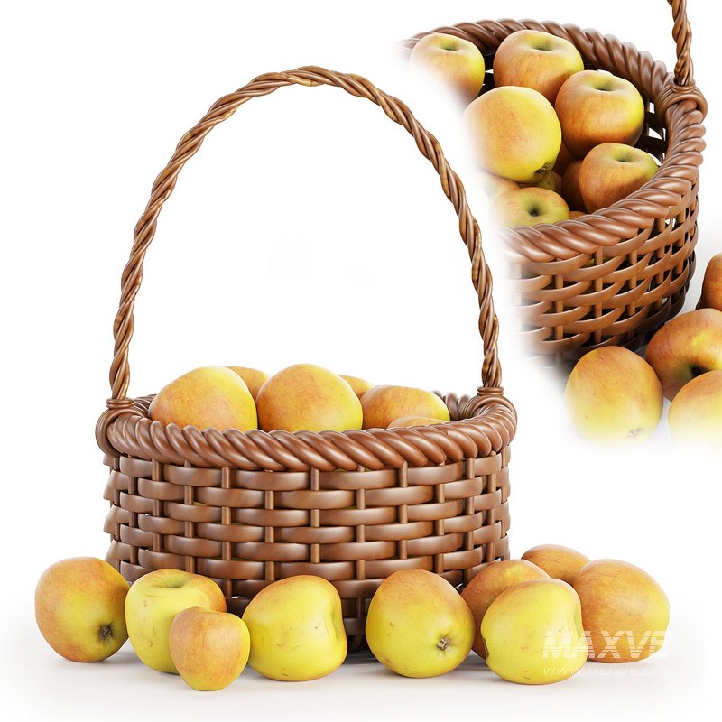 Basket Apples - Image 1
