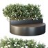HQ Urban environment set of green plant benches 07 - Thumbnail 3