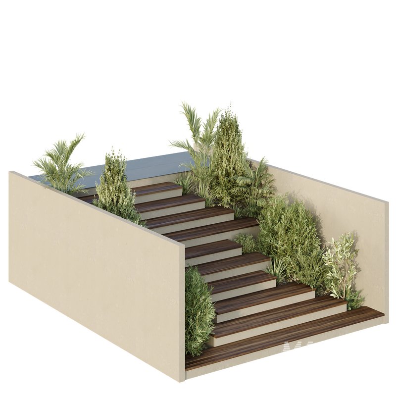 HQ Tree and bush garden box outdoor VOL 31 - Image 2
