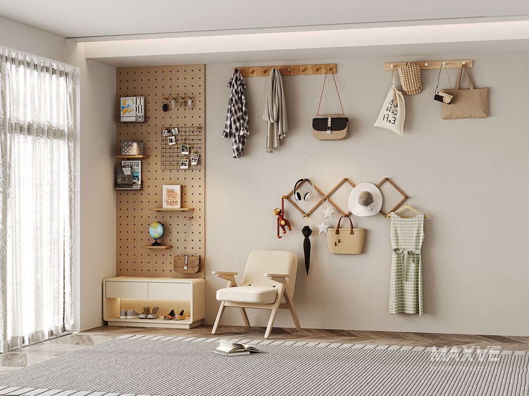 Modern shoe cabinets, clothing, shoe decorations, pendants - Image 1