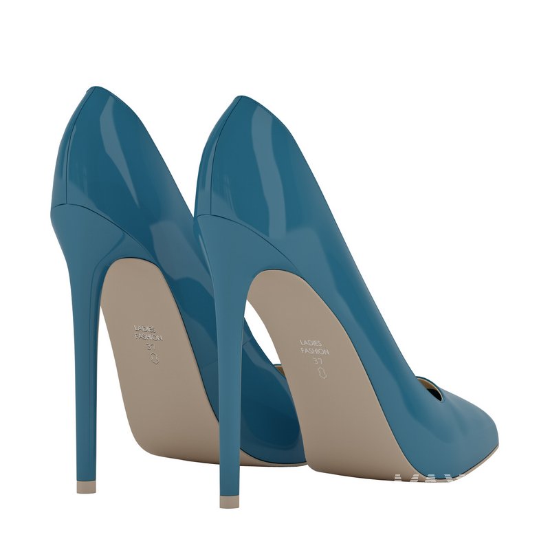 Lacquered Ladies High-heeled Shoes - Image 2