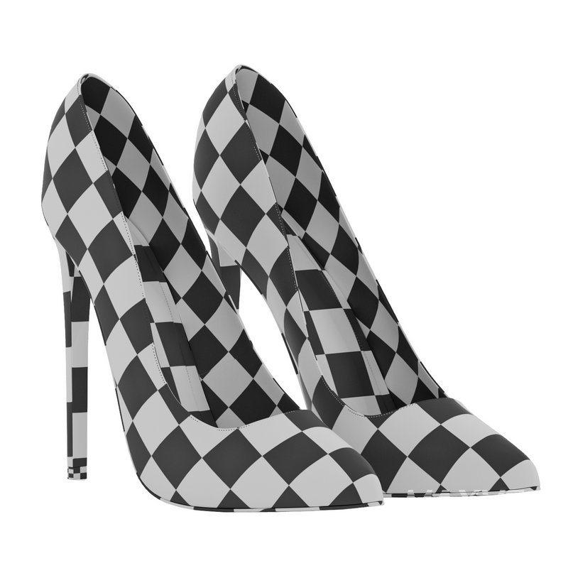 Lacquered Ladies High-heeled Shoes - Image 4