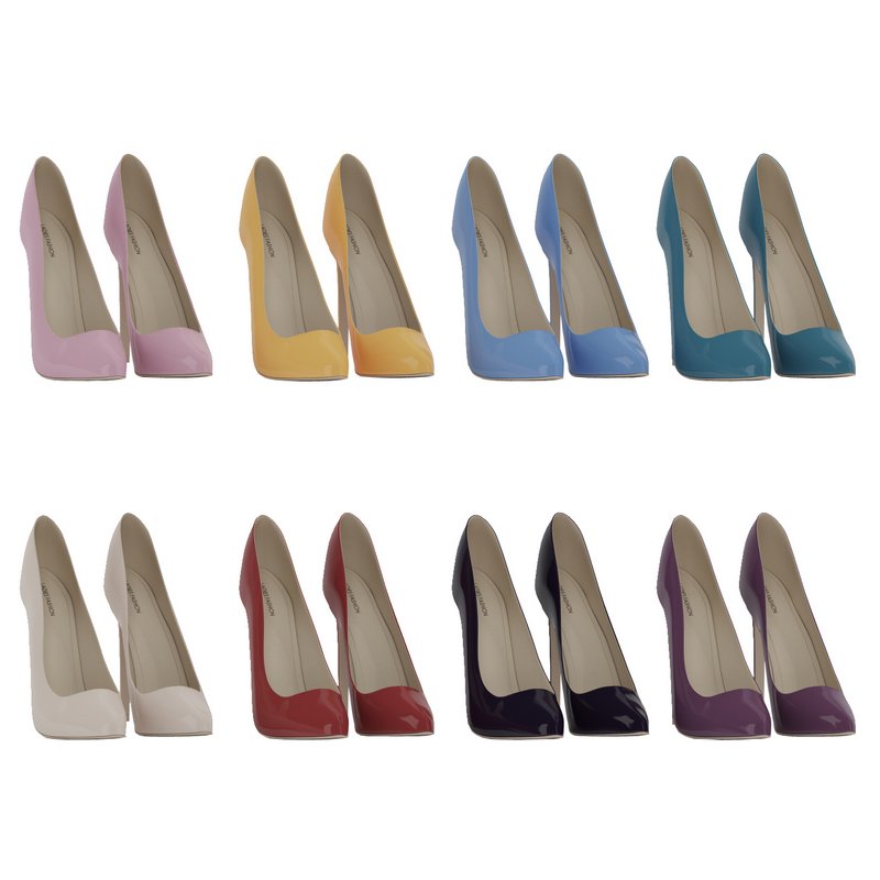 Lacquered Ladies High-heeled Shoes - Image 6