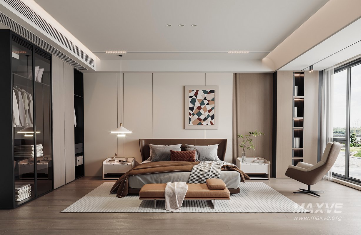 Modern bedroom - Image 1