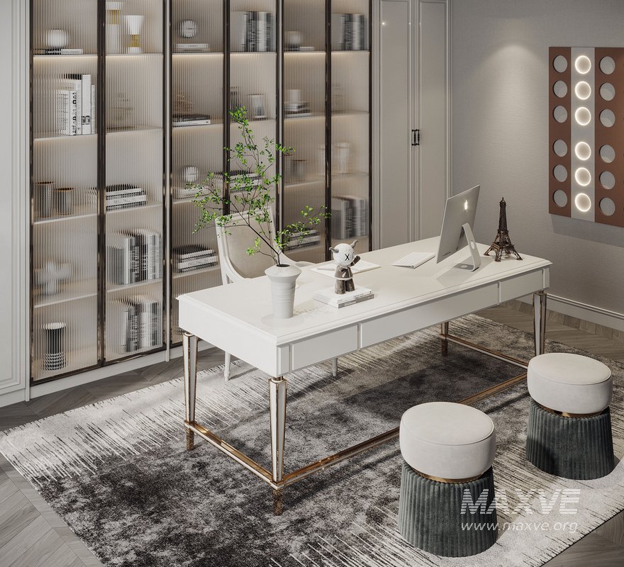 Modern table and chair - Image 1