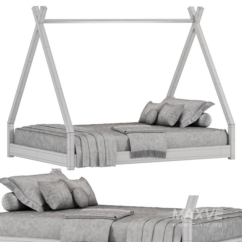 Letto tepee per bambini NAKANA Bed - Image 4