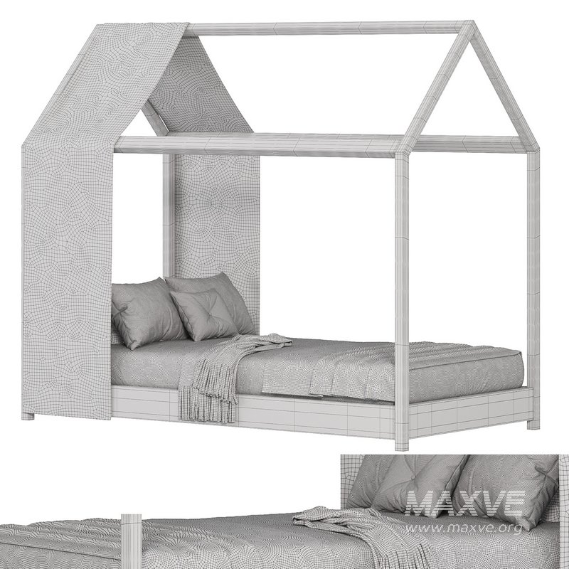 Panama House Bed Selsey Living - Image 5