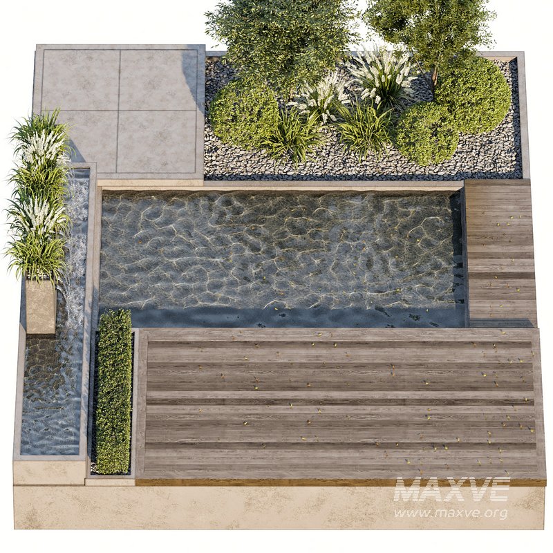 Backyard and Landscape with Pool 14 - Image 1