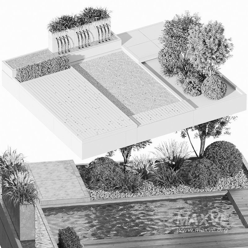 Backyard and Landscape with Pool 14 - Image 4