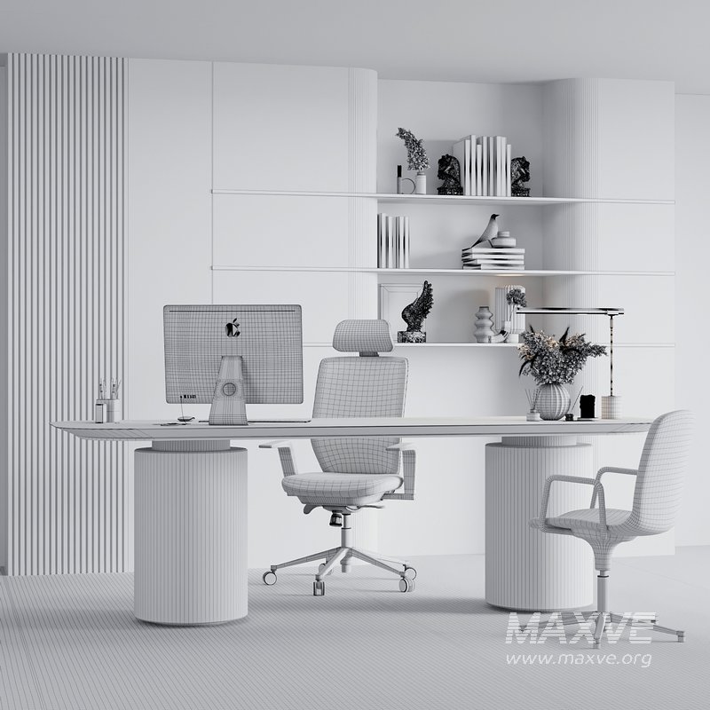 Boss Desk – Office Furniture 03 - Image 7