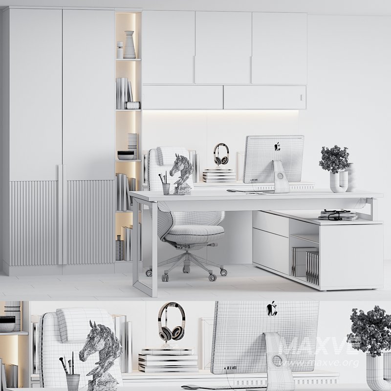 Boss Desk – Office Furniture 01 - Image 7