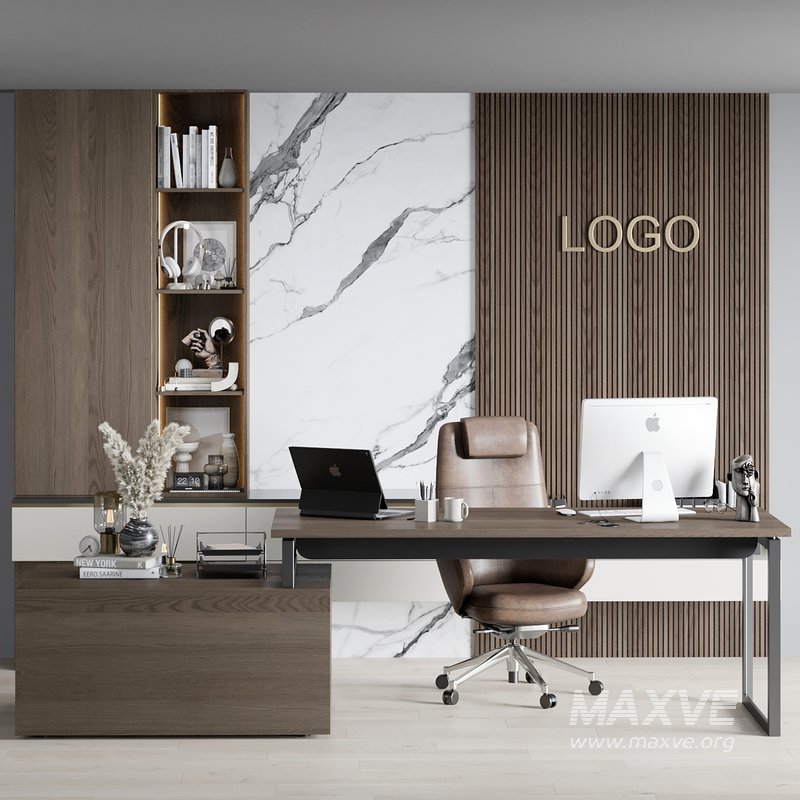 Boss Desk – Office Furniture 02 - Image 3