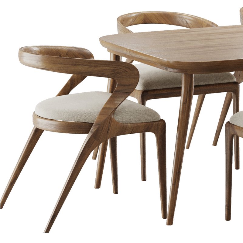 Dinning chair and table set4 - Image 2