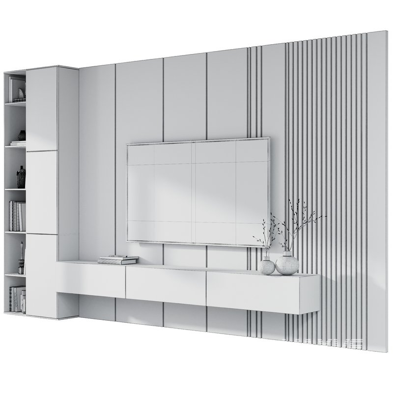 TV wall decor set4 - Image 4