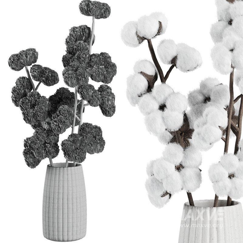 Cotton Flower Bouquet16 - Image 4