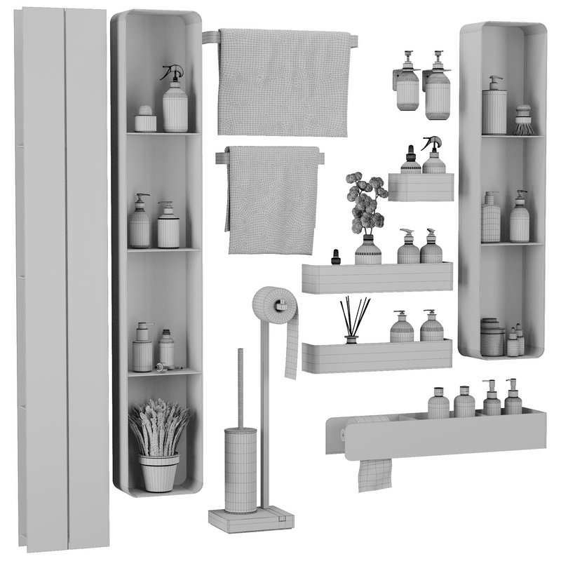 Bathroom accessories SetV15 - Image 6