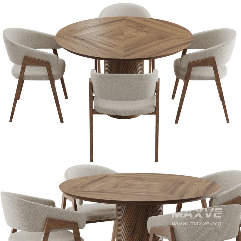 Dinning chair and table set5 - Image 1