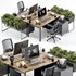 Employee Set Office Furniture 04 - Thumbnail 1