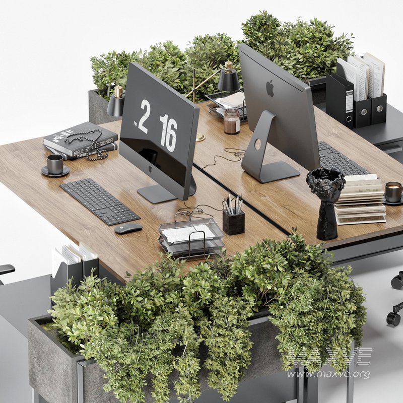 Employee Set Office Furniture 04 - Image 3