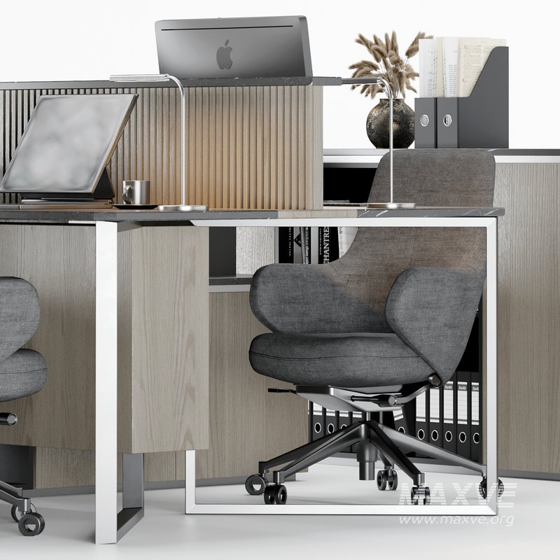 Employee Set Office Furniture 05 - Image 5