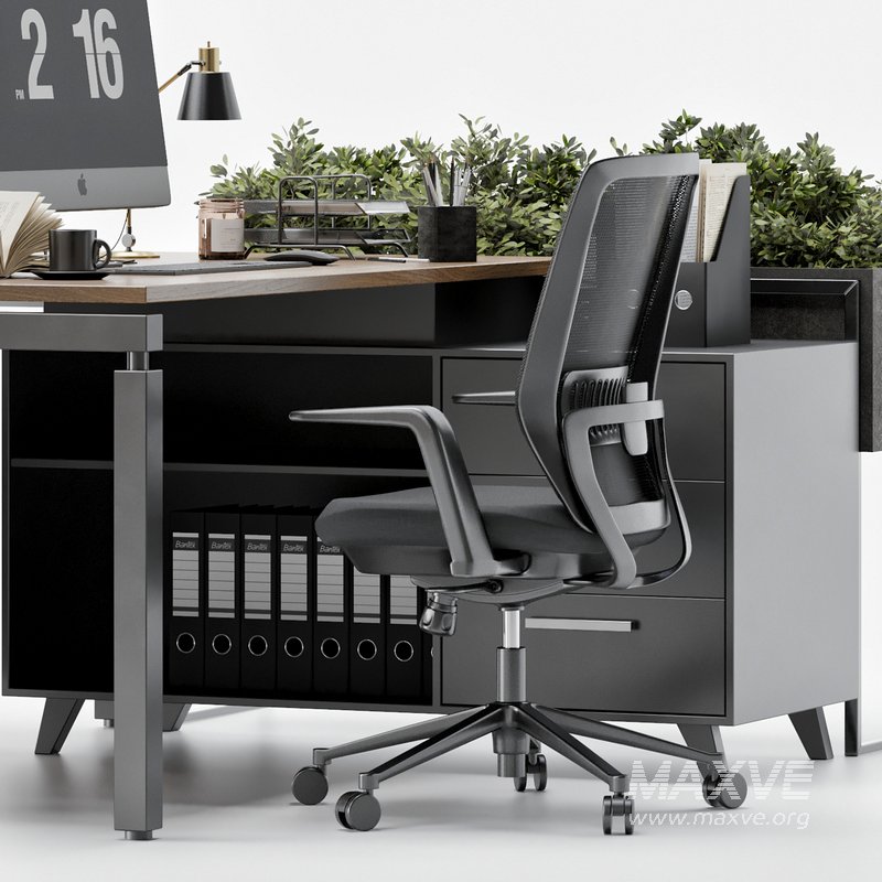 Employee Set Office Furniture 04 - Image 4