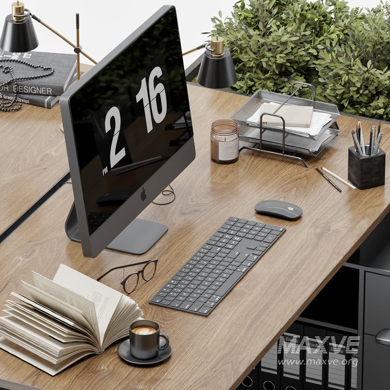 Employee Set Office Furniture 04 - Image 6