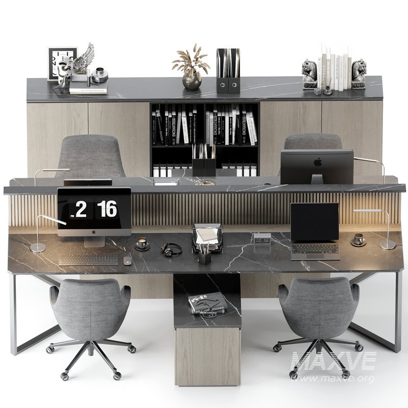 Employee Set Office Furniture 05 - Image 6