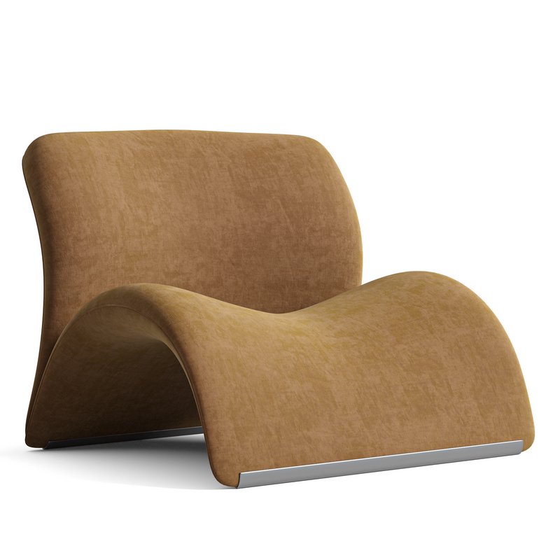 Modern Nordic Sweet Lip Lounge Chair - Image 2