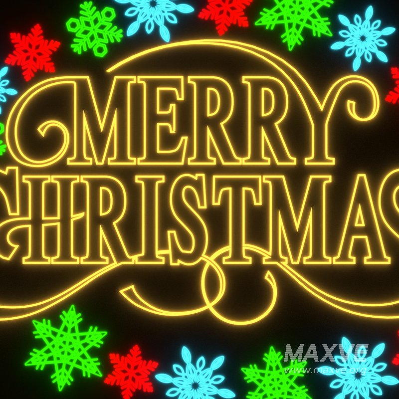 Neon Light Christmas Set1 - Image 2