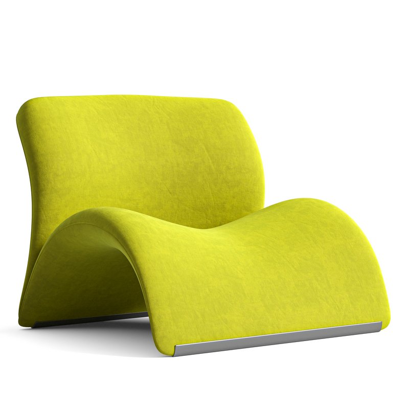 Modern Nordic Sweet Lip Lounge Chair - Image 5