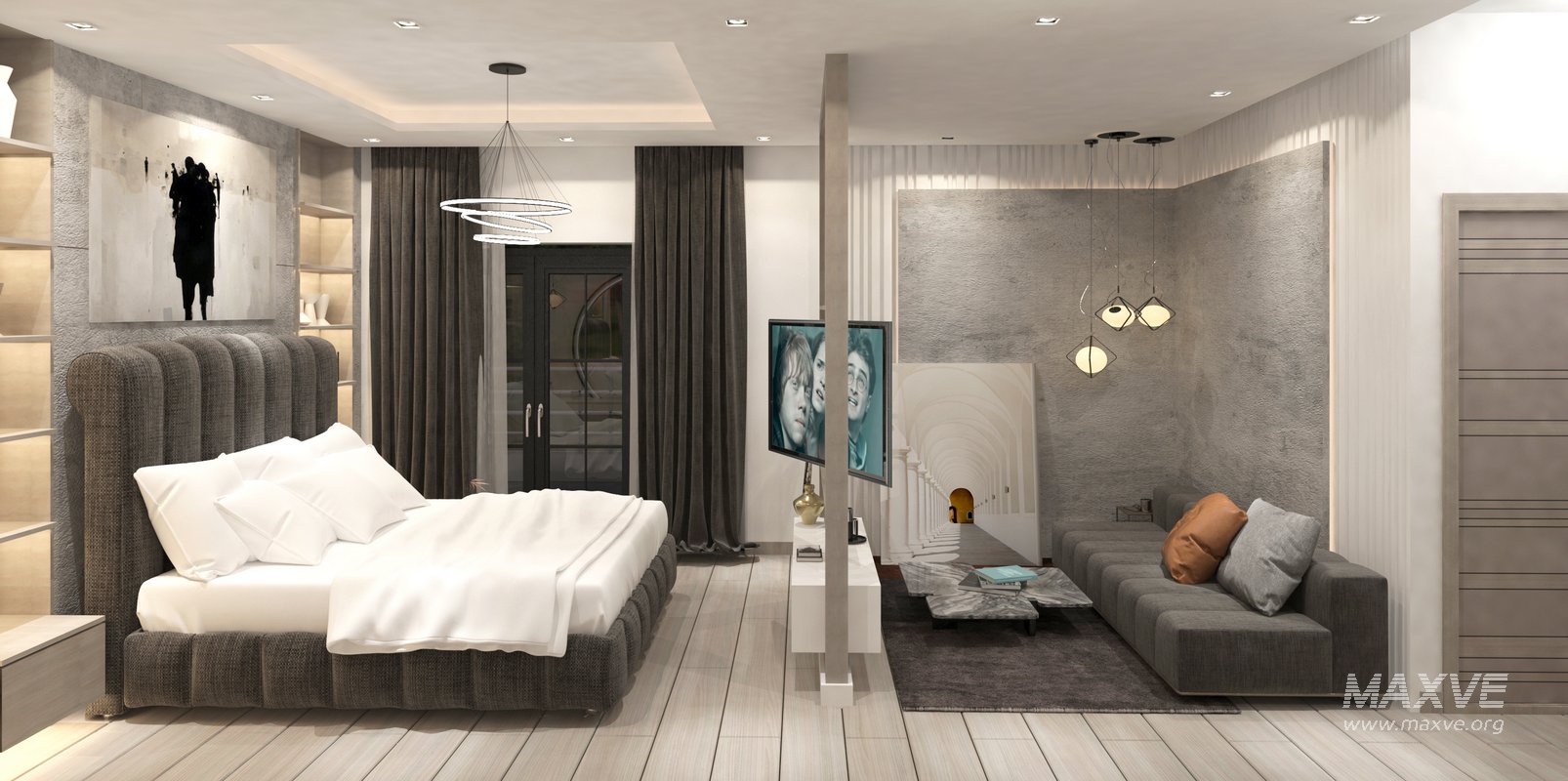 master bed and bathroom - Image 6