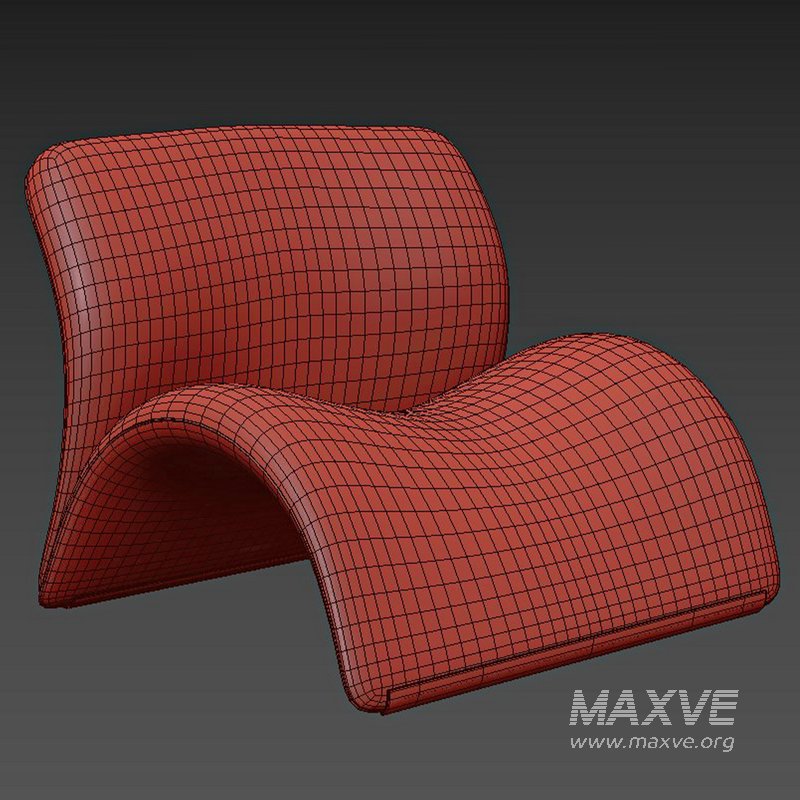 Modern Nordic Sweet Lip Lounge Chair - Image 8