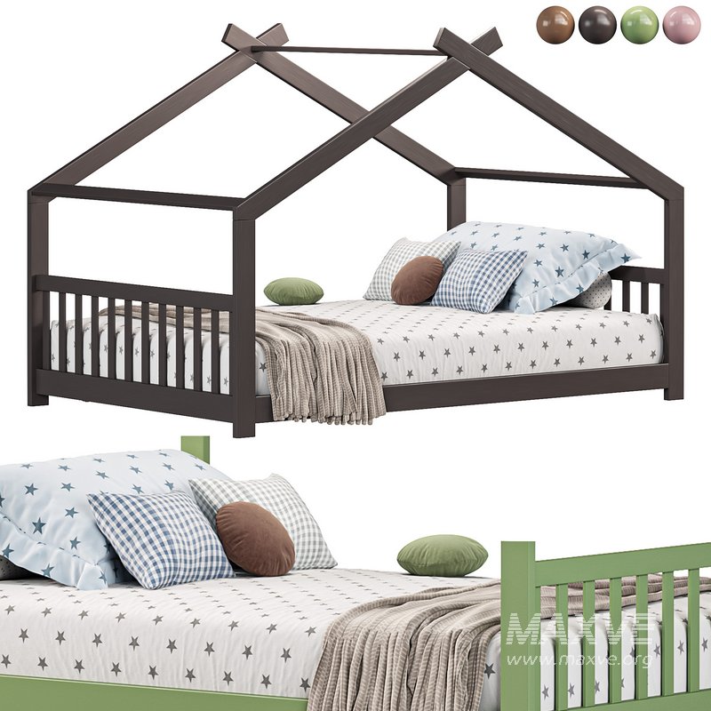 Gerlinde Full House Platform Bed - Image 1