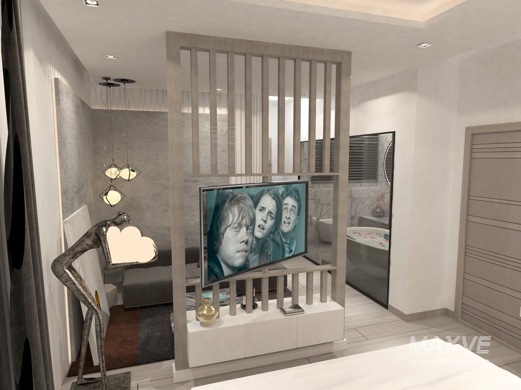 master bed and bathroom - Image 1