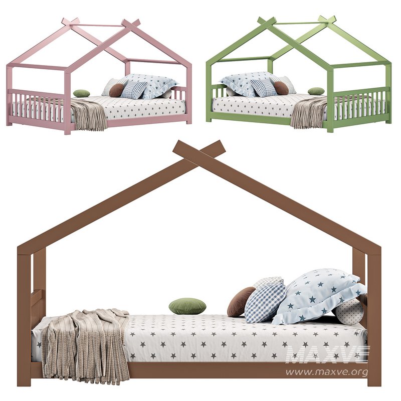 Gerlinde Full House Platform Bed - Image 2