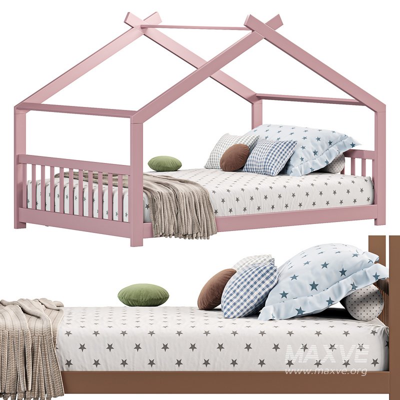 Gerlinde Full House Platform Bed - Image 3