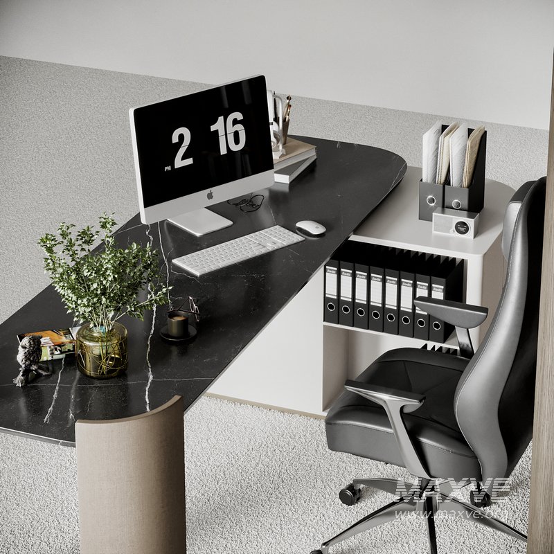 Boss Desk – Office Furniture 06 - Image 4