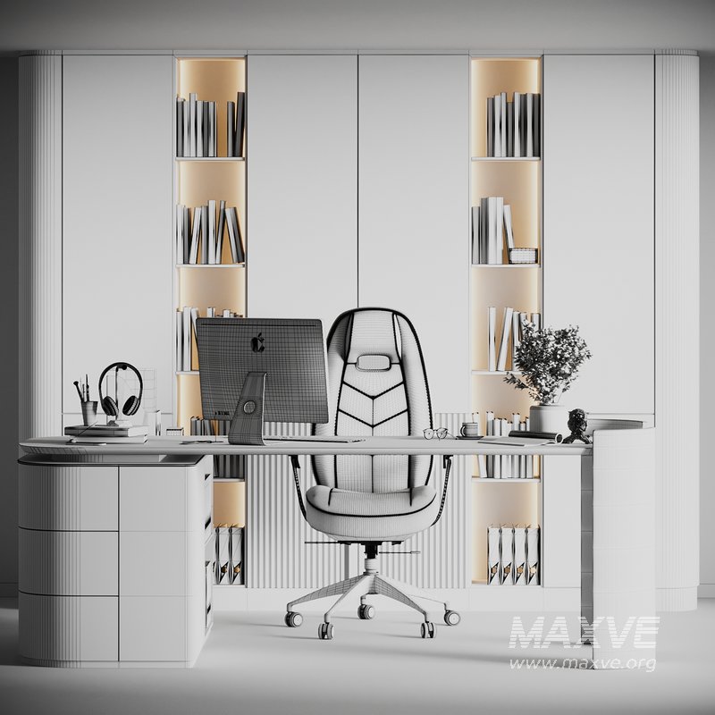 Boss Desk – Office Furniture 06 - Image 6