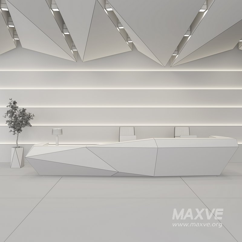 Designing Reception Desk 01 - Image 6