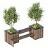 Bench with Plants – Urban Furniture 01 - Thumbnail 2