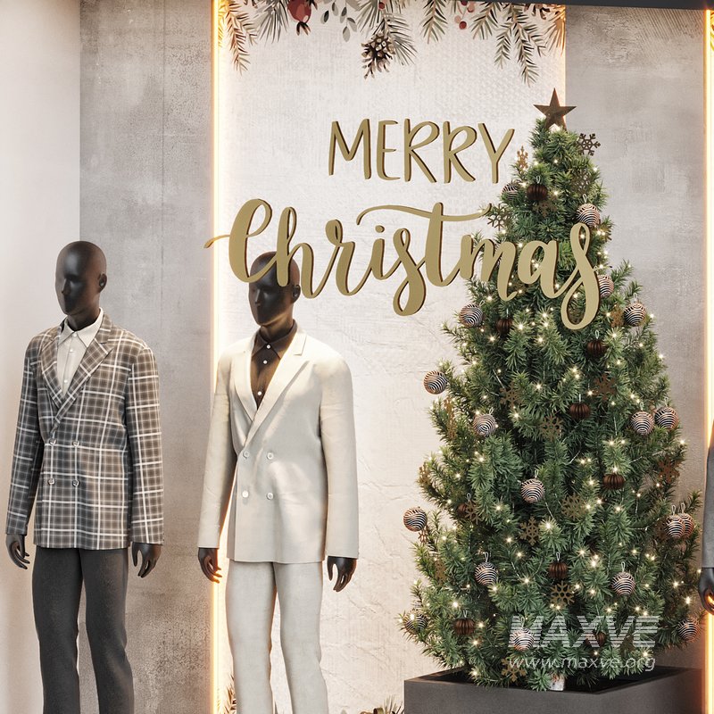 New Year showcase of the clothing shop 02 - Image 3