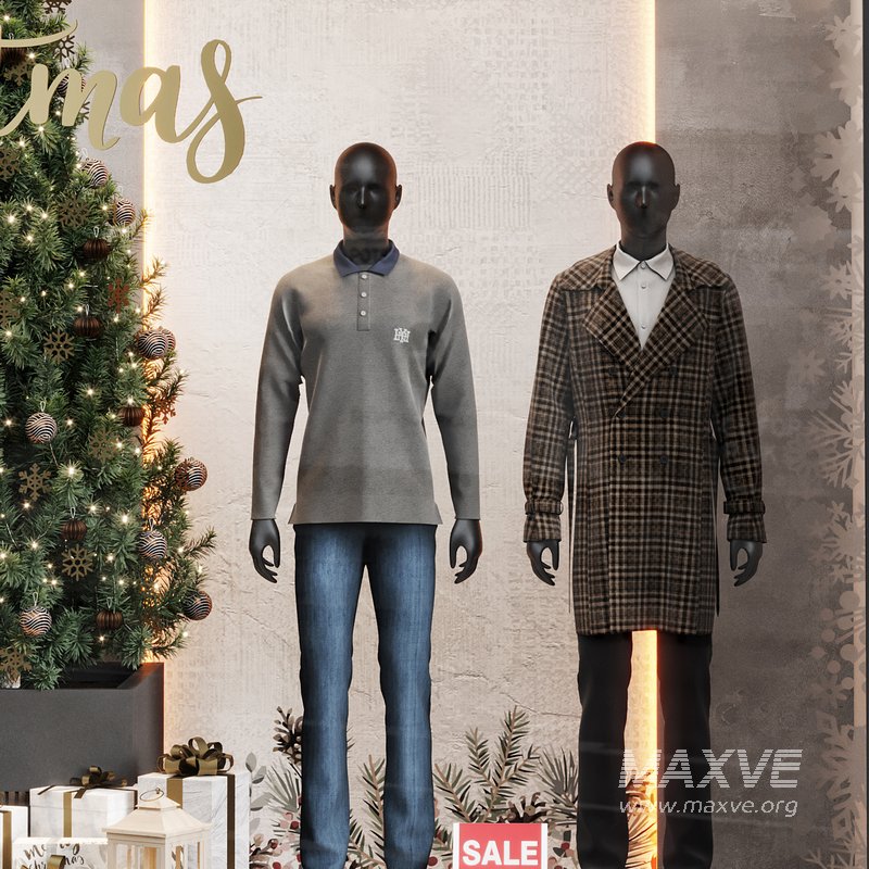 New Year showcase of the clothing shop 02 - Image 4