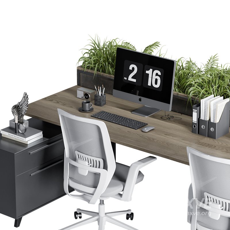 Employee Set Office Furniture 06 - Image 5