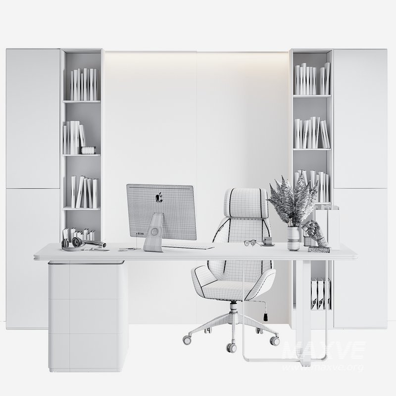 Boss Desk – Office Furniture 08 - Image 4