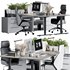 Employee Set Office Furniture 07 - Thumbnail 1
