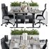 Employee Set Office Furniture 07 - Thumbnail 2